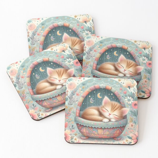 Item preview, Sweet Dreams Kitten designed and sold by TinCatOutPost.