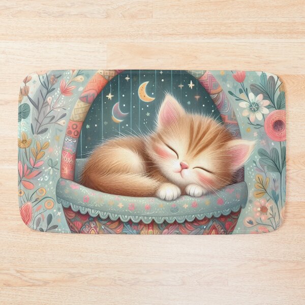 Item preview, Sweet Dreams Kitten designed and sold by TinCatOutPost.