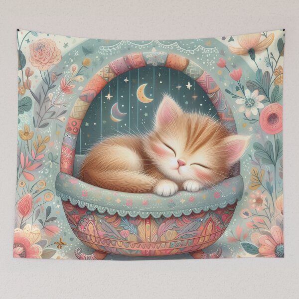 Item preview, Sweet Dreams Kitten designed and sold by TinCatOutPost.