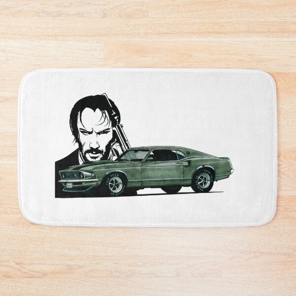 Item preview, Exclusive drawing legendary classic muscle car from movie 1969 Boss 429 V8 Coupe designed and sold by Cars23.