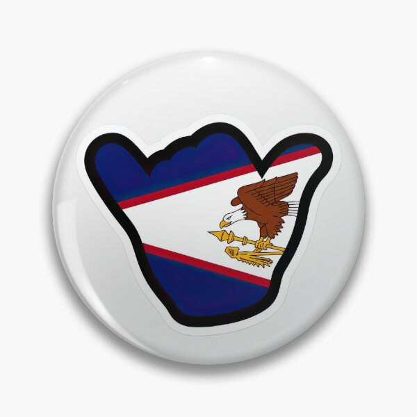 Item preview, American Samoa Shaka Flag designed and sold by ShakaLife.org.