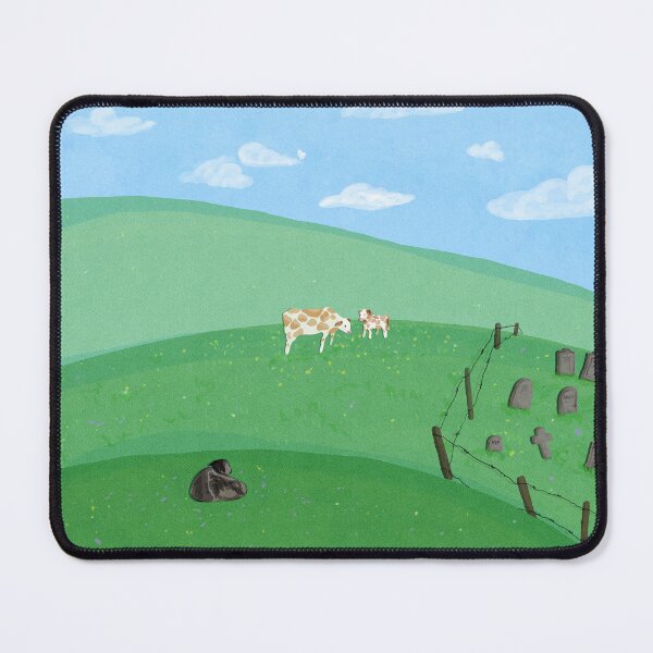 Item preview, Cows in a Field Storybook Illustration designed and sold by potterspatch.