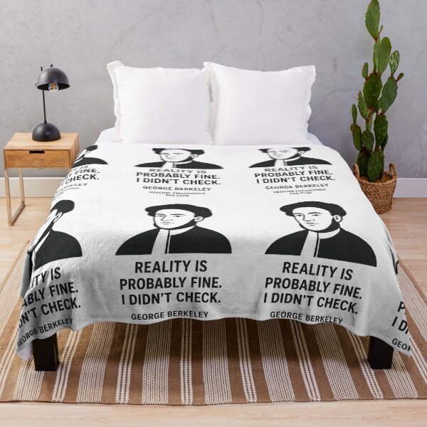Item preview, George Berkeley — Reality Is Probably Fine. I Didn't Check. | Obscure Philosopher Fan Club designed and sold by Grand Illusions.