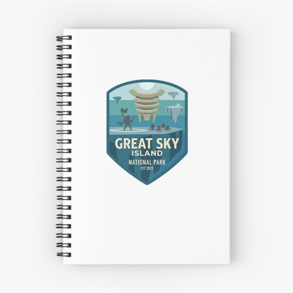 Item preview, Great Sky Island National Park Est 2023 Zelda Tears Of The Kingdom Gaming Fan designed and sold by JonesFlora2025.