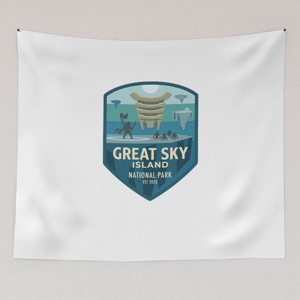 Item preview, Great Sky Island National Park Est 2023 Zelda Tears Of The Kingdom Gaming Fan designed and sold by JonesFlora2025.