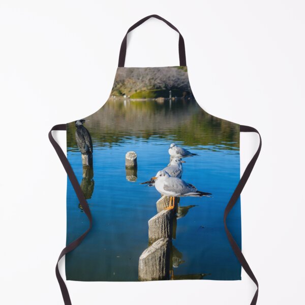 Item preview, Great Cormorant and Black-headed Gulls designed and sold by Pix4Japan.