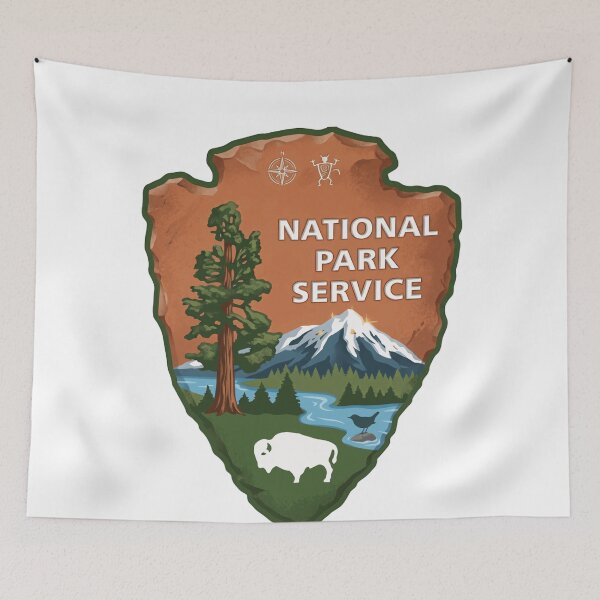 Item preview, National Park Service Park Visitor National Park Lover Conservation Outdoors designed and sold by JonesFlora2025.