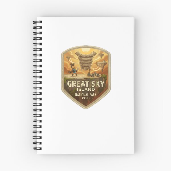 Item preview, Great Sky Island National Park Est 2023 The Legend Of Zelda Tears Of The Kingdom Gamer Fan designed and sold by JonesFlora2025.