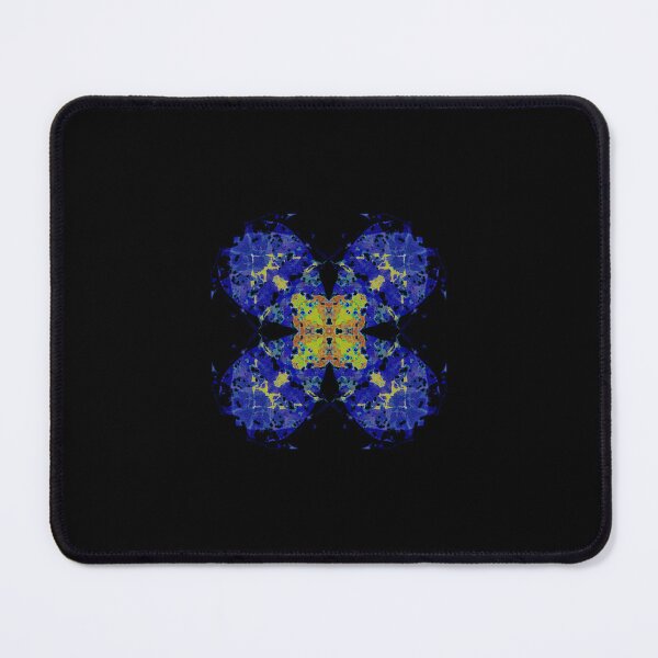 Item preview, Blue and Gold Cosmic Kaleidoscope Mandala designed and sold by haunguyencong.