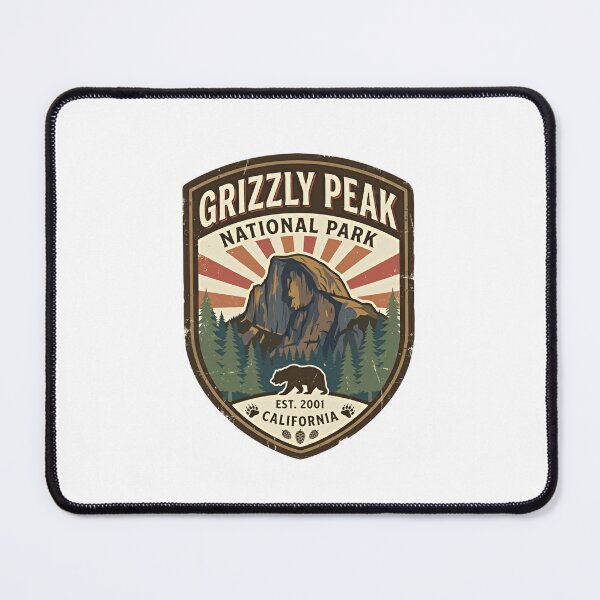 Item preview, Grizzly Peak National Park Est. 2001 California Outdoors Travel Adventure designed and sold by JonesFlora2025.
