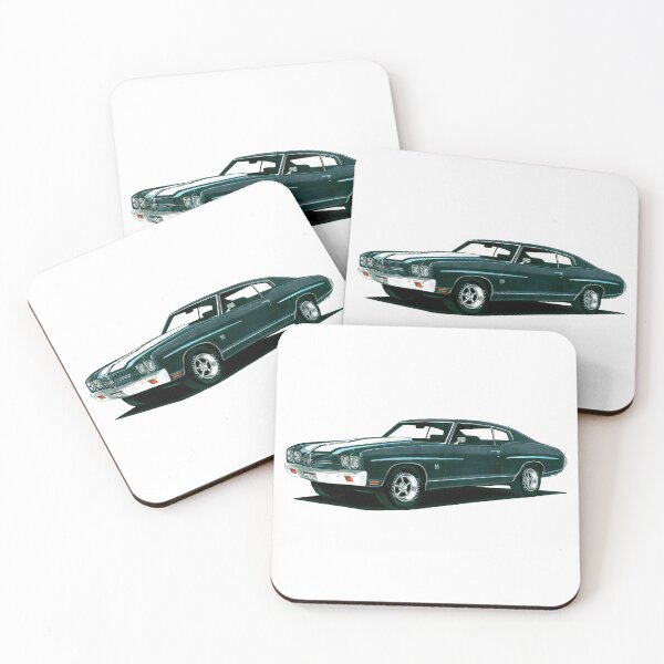 Item preview, Exclusive drawing legendary classic muscle car from movie 1970 Chevy Chevelle SS V8 Coupe designed and sold by Cars23.