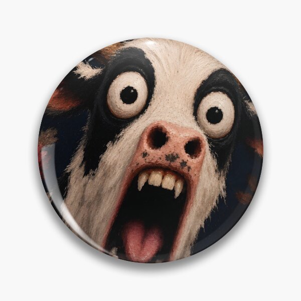 Item preview, Crazy Screaming Cow Horror Art designed and sold by VitSArt.