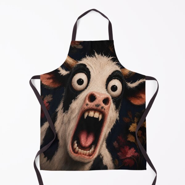 Item preview, Crazy Screaming Cow Horror Art designed and sold by VitSArt.