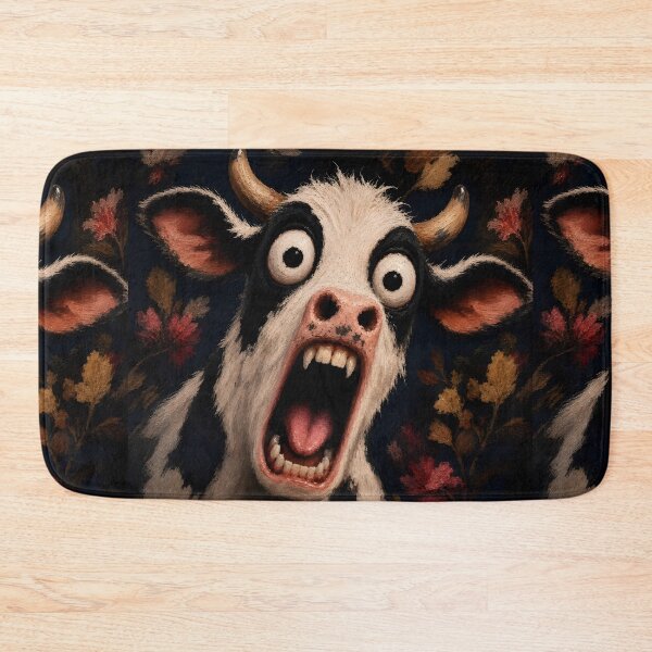 Item preview, Crazy Screaming Cow Horror Art designed and sold by VitSArt.