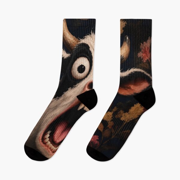 Item preview, Crazy Screaming Cow Horror Art designed and sold by VitSArt.