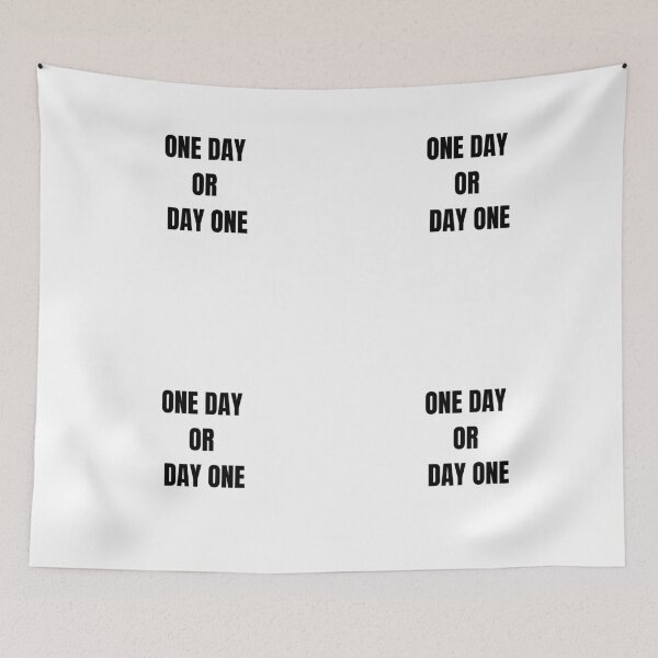 Item preview, One Day Or Day One Motivational Sticker designed and sold by abanoubsamir938.