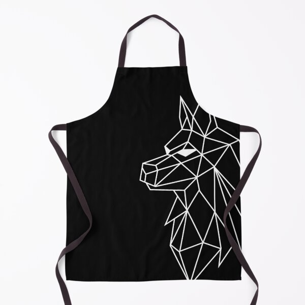 Item preview, Wild Geometric Splash No.7: Geometric Wolf (White) designed and sold by NO BEAVER NO PUNK.