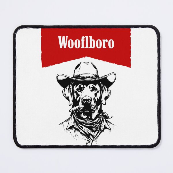 Item preview, Wooflboro Cowboy Dog Ranch Parody  designed and sold by Krmdesign.