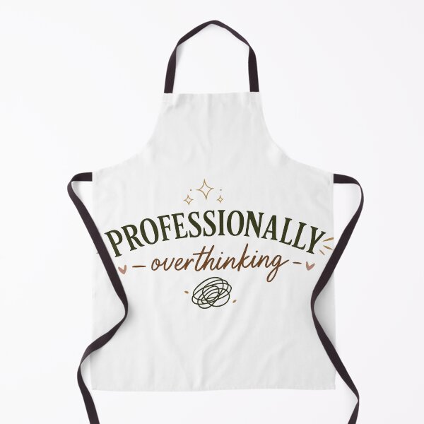 Item preview, Professionally Overthinking Funny Anxiety Quote designed and sold by slestore.