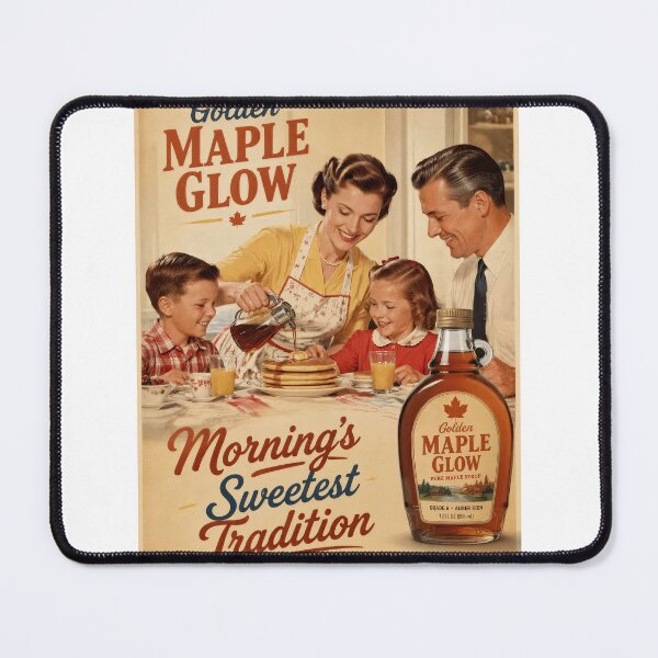 Item preview, Wall Art - Postcard - Golden Maple Glow: Morning’s Sweetest Tradition designed and sold by ForeverPrintsOK.
