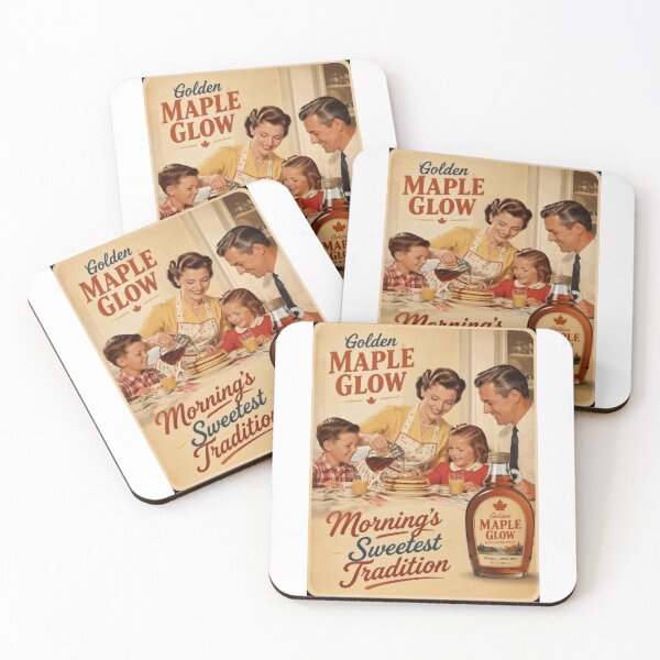Item preview, Wall Art - Postcard - Golden Maple Glow: Morning’s Sweetest Tradition designed and sold by ForeverPrintsOK.