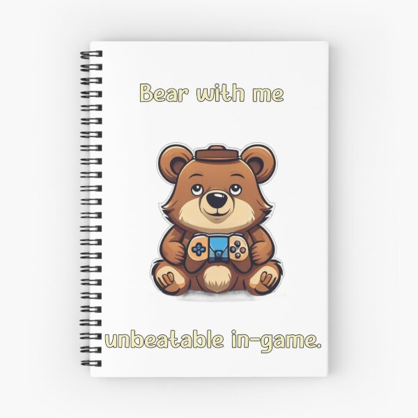 Item preview, Bear With Me Unbeatable In Game Funny Gamer Bear designed and sold by Animalloveus.
