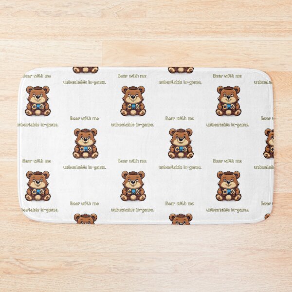 Item preview, Bear With Me Unbeatable In Game Funny Gamer Bear designed and sold by Animalloveus.