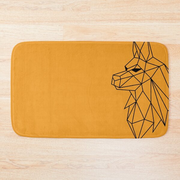 Item preview, Wild Geometric Splash No.8 Geometric Wolf (Black) designed and sold by NO BEAVER NO PUNK.