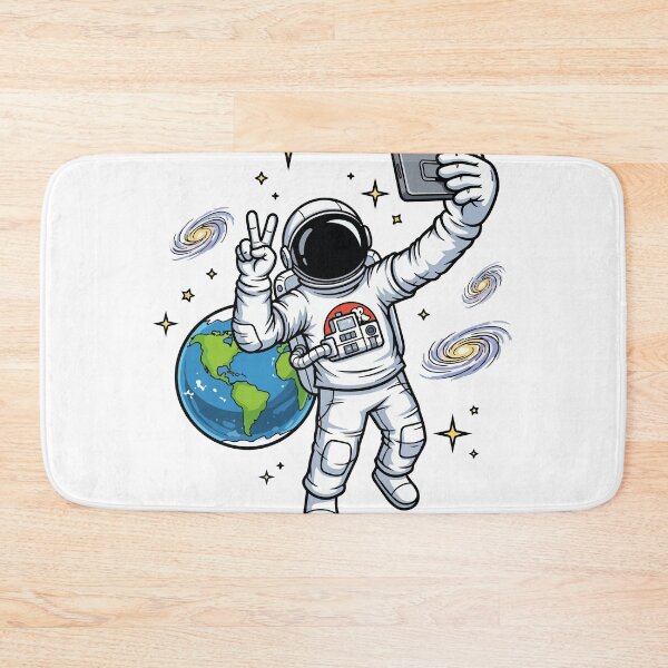 Item preview, Funny Astronaut Selfie in Space - Peace Sign designed and sold by PixelCatalyst.