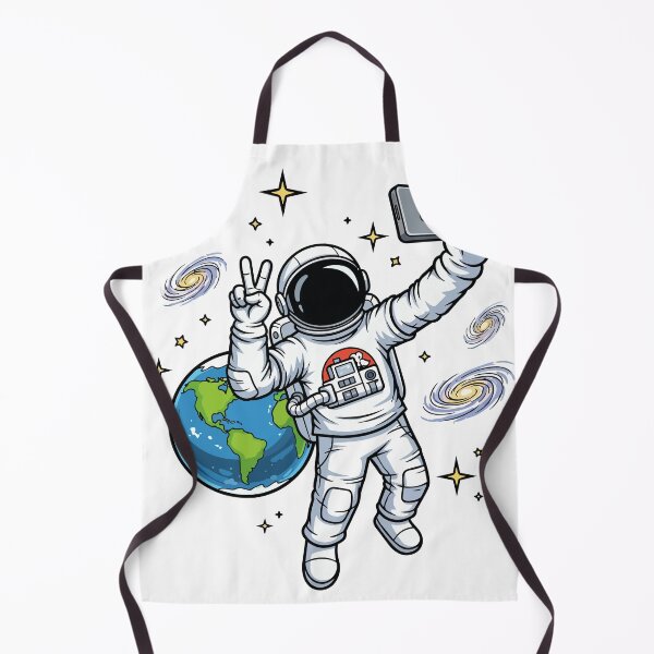 Item preview, Funny Astronaut Selfie in Space - Peace Sign designed and sold by PixelCatalyst.