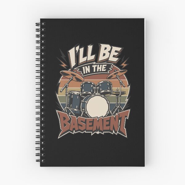 Item preview, I'll Be in The Basement Drumming Gift for Men Women Funny Drummer Vintage Retro designed and sold by alenaz.