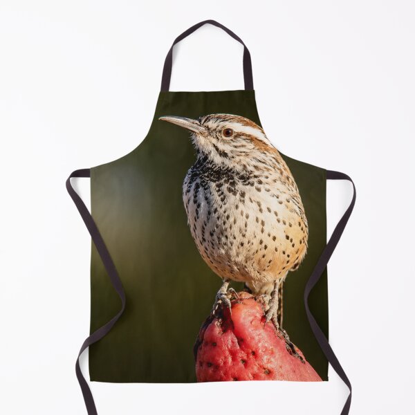 Item preview, Cactus Wren on Prickly Pear | Desert Bird Wildlife Photography designed and sold by Kimberly Palmer.