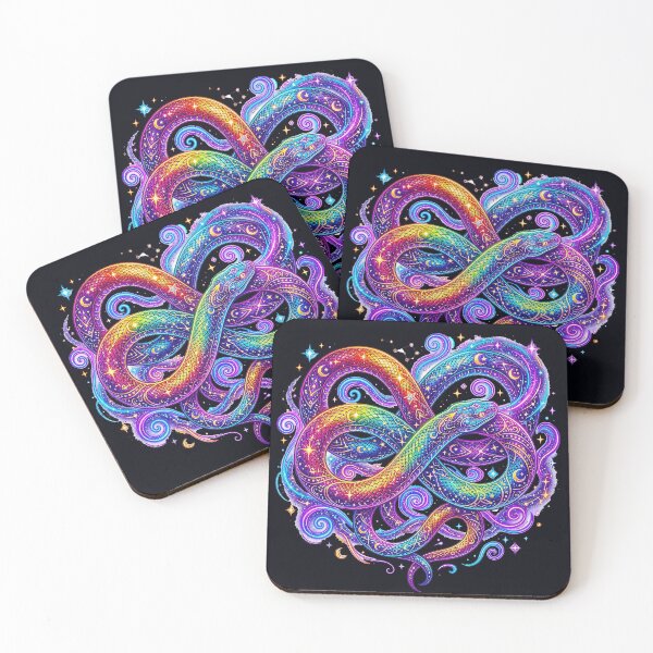 Item preview, Psychedelic Infinity Snake Cosmic Ouroboros Trippy Space Art designed and sold by MT-Hub | Cute Aesthetic Art, Stickers & Phone Cases.