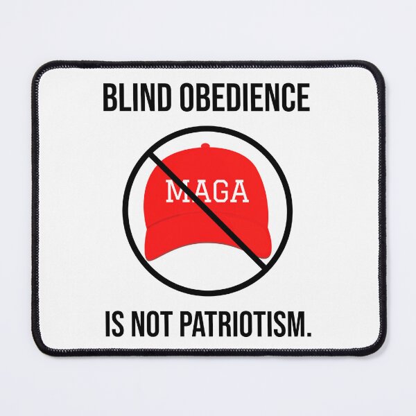 Item preview, Blind obedience is not patriotism.  designed and sold by Rachel the Artist .
