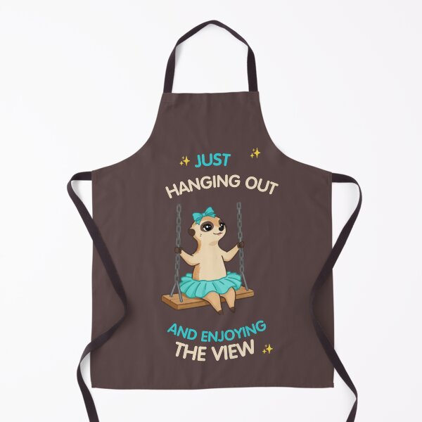 Item preview, Just Hanging Out and Enjoying the View – Cute Meerkat Swing Design Opis: designed and sold by BCapybara.