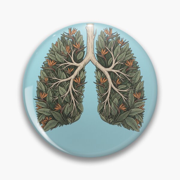 Item preview, Botanical Lungs Nature Breathing Clean Air Design designed and sold by d247.