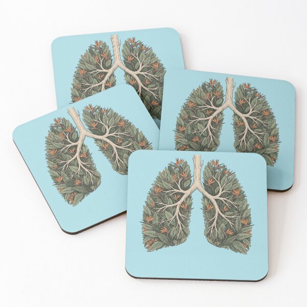Item preview, Botanical Lungs Nature Breathing Clean Air Design designed and sold by d247.