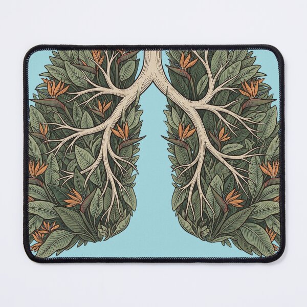 Item preview, Botanical Lungs Nature Breathing Clean Air Design designed and sold by d247.