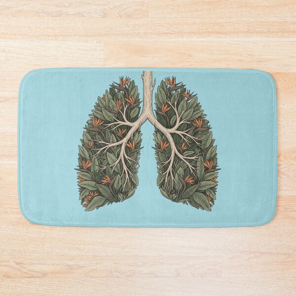 Item preview, Botanical Lungs Nature Breathing Clean Air Design designed and sold by d247.