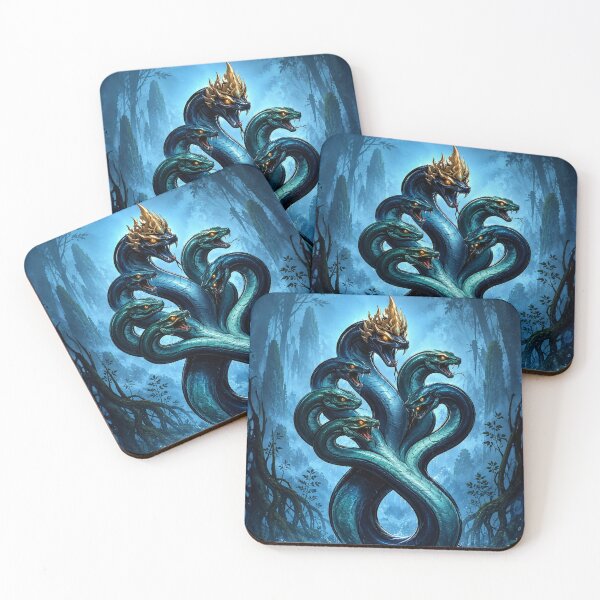 Item preview, Crowned Hydra designed and sold by Candlelit Catastrophes.