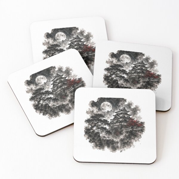 Item preview, NAGOYA CASTLE UNDER THE MOON - Guardian of Owari designed and sold by KOSHIN-NO-KAZE.