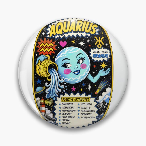 Item preview, Pop Art of the Cosmos - Aquarius designed and sold by Cosmocharis.