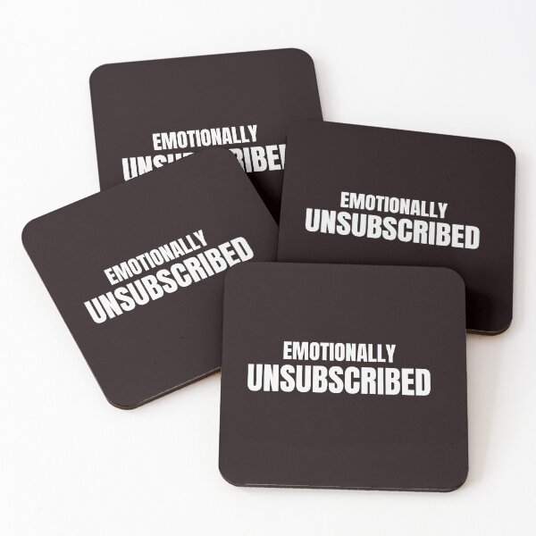 Item preview, Emotionally Unsubscribed – Funny Introvert Meme designed and sold by ArtPer-design.