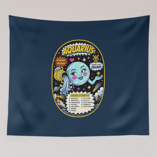 Item preview, Pop Art of the Cosmos - Aquarius designed and sold by Cosmocharis.