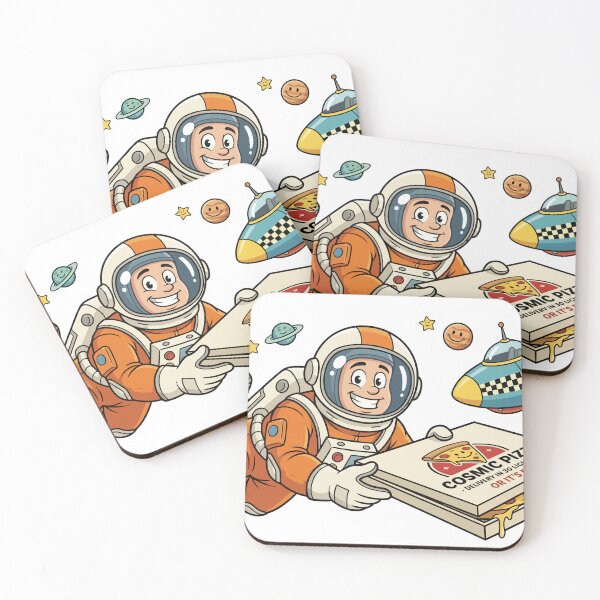 Item preview, Funny Astronaut Pizza Delivery in Space designed and sold by PixelCatalyst.