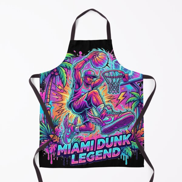 Item preview, Miami Dunk Legend – Neon Street Art Basketball Pop Art Design designed and sold by PLUSHIWORLDtm.