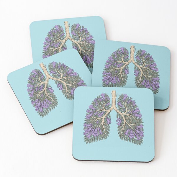 Item preview, Floral Lungs Botanical Jacaranda Flower Art designed and sold by d247.