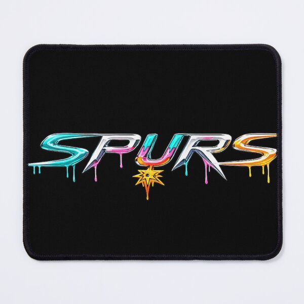 Item preview, San Antonio Basketball Spurs Liquid Chrome Drip Neon Y2K Metallic Font designed and sold by NgumohaLanke.