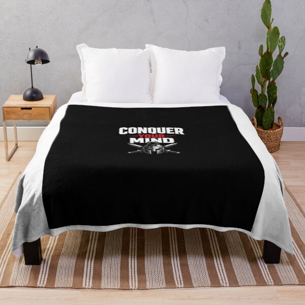 Item preview, Conquer Your Mind Spartan Motivation Design designed and sold by IronDiscipline90.