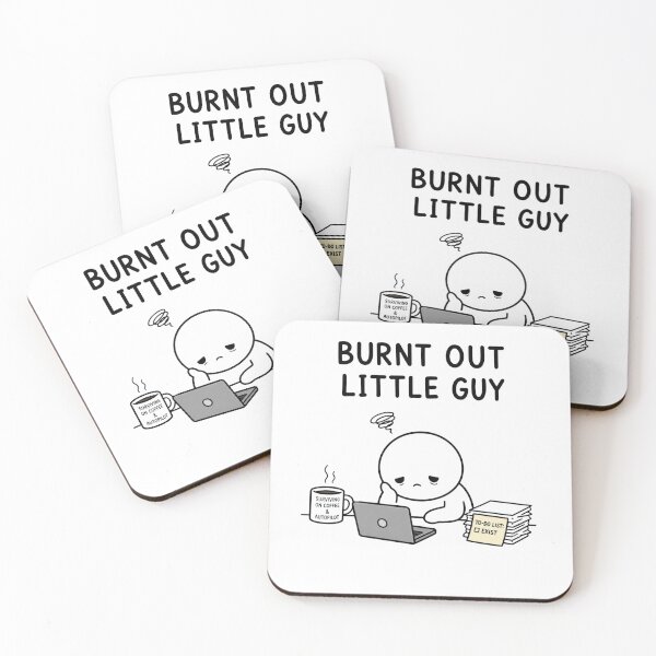 Item preview, Burnt Out Little Guy designed and sold by INVITOARTE.